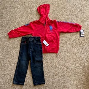 U.S. Polo ASSN. 2 Piece Set | Jacket + Jeans